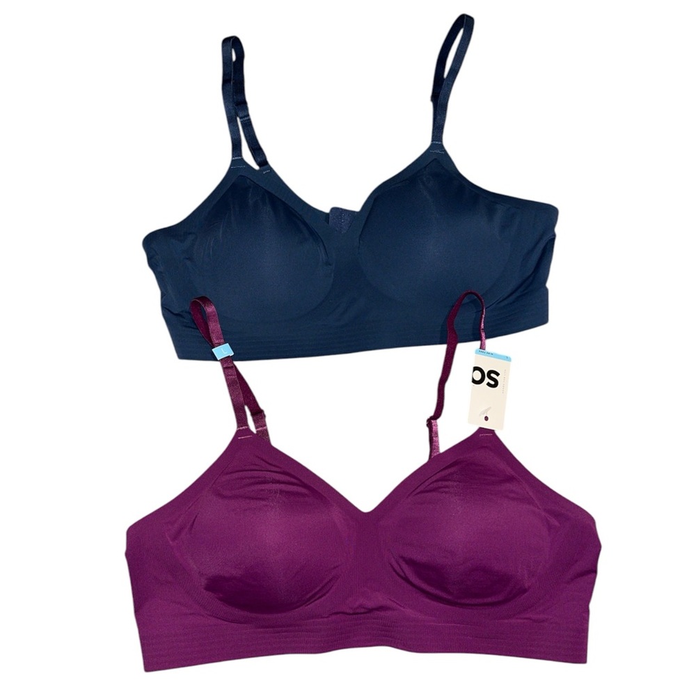 So Women's Intimates Set - Navy and Purple Bras wire free